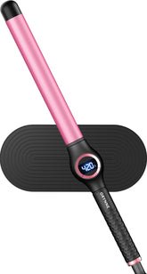 ORYNNE 1-inch wand with extra-long barrel for faster, fuller curls.