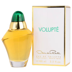 Oscar de la Renta Volupte bottle – elegant design for daily luxury.