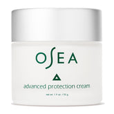 OSEA Advanced Protection Face Cream jar closeup showing rich hydration for dry skin