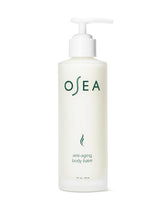 OSEA Anti-Aging Balm jar showing silky hydration on skin