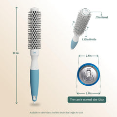 Osensia small round brush 0.75 inch barrel for precise volume