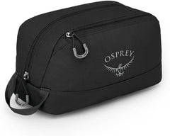 Osprey Daylite Toiletry Kit Black front view, compact travel organizer.