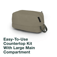 Grab handle on the Daylite Toiletry Kit makes lifting easy.