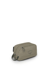 The Osprey Daylite Toiletry Kit in Tan Concrete features a spacious main compartment.