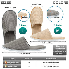 OSTADARRA disposable-style spa slippers ready for hospitality use