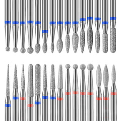 OTAMCO diamond nail drill bit set round shape for precise cuticle work