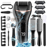 OTAZWA electric foot callus remover shown from the front with a compact grip for easy at-home pedicures.