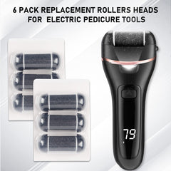 OTAZWA regular coarse roller head softens everyday hard skin.