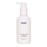 OUAI Anti Frizz Cream bottle with pump for quick frizz control
