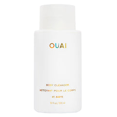 OUAI Body Cleanser St. Barts bottle pour shows hydrating foam for daily use