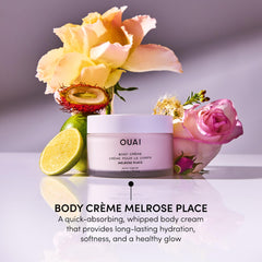 OUAI Melrose Place crema corporal de viaje: envase compacto para llevar.
