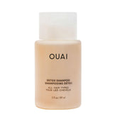 OUAI Detox Shampoo viaje 3 oz, limpieza rápida y ligera.