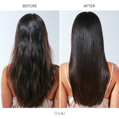 OUAI Hair Gloss provides heat protection up to 450F for styled hair