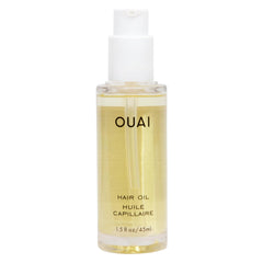 OUAI Hair Oil bottle with pump for easy application and shine