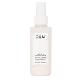 OUAI Leave-In Conditioner bottle pour for smooth hair application