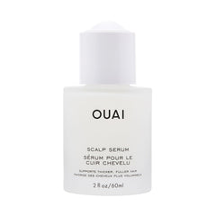 OUAI Scalp Serum bottle with dropper for scalp hydration.