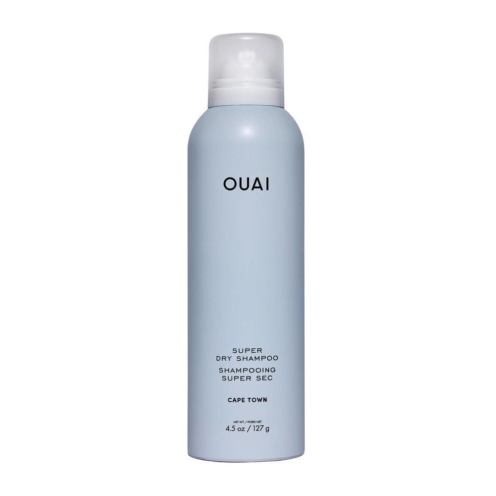 OUAI Super Dry Shampoo capetown bottle showcases a sleek design for quick refresh between washes.