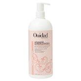 Ouidad advanced climate control defrizzing conditioner bottle shows anti frizz action for humidity control