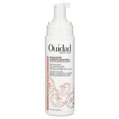 Ouidad advanced climate control foam dispense action showing easy styling and even distribution.