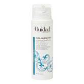 Ouidad Curl Quencher Hydrafusion bottle pouring for easy application and hydration.