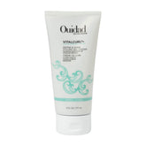 Ouidad VitalCurl+ Define & Shine bottle shows lightweight curl gel-cream for soft definition.