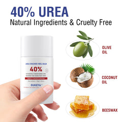 OUKEYA Urea Cream 40% on body dry skin providing deep hydration without greasiness