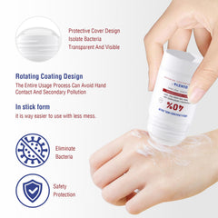 OUKEYA Urea Cream 40% applied to heels for softer, smoother dry skin
