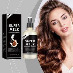 OUKPANE Desenredante con atomizador para cabello mojado, facilita peinado y protege del calor.
