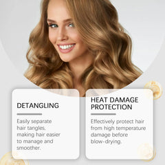 OUKPANE Primer para cabello, brillo suave y textura sedosa en todo tipo de cabello.