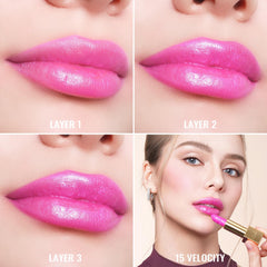 Oulac labios, empaque de lujo con espejo para retoques