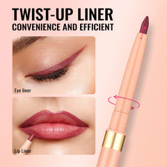 Oulac delineador ojos-labios rosado larga duracion para un look definido