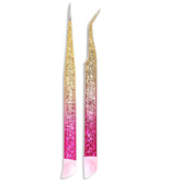 Ouligay pointed end nail tweezers for tiny item pickup