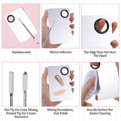 Ouligay superficie de paleta acero inoxidable, duradera