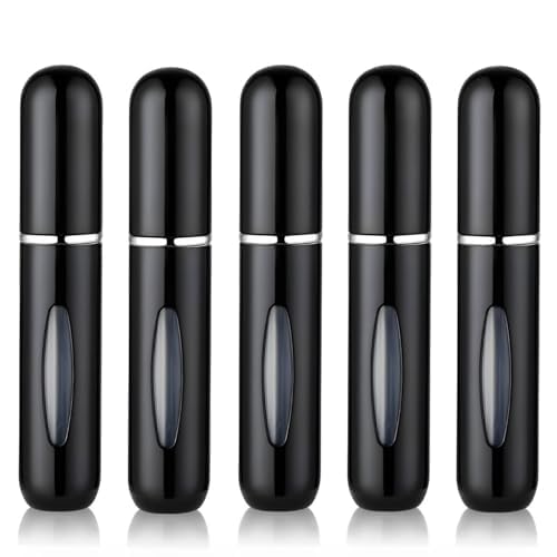 OUMOR 5PCS travel bottle compact design for easy fragrance on the go.