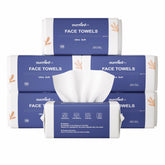 Ourmed Life biodegradable face towels in packaging, ideal for eco-friendly daily cleansing.