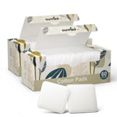Ourmed Life large cotton pads for face, broad coverage for makeup removal.