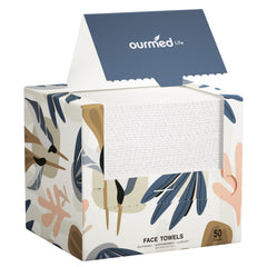 ourmed life: toallas desechables ultra suaves para piel sensible y cuidado diario