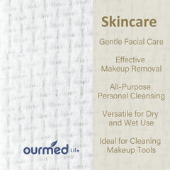 Ourmed Life toallas faciales XL suaves para uso diario