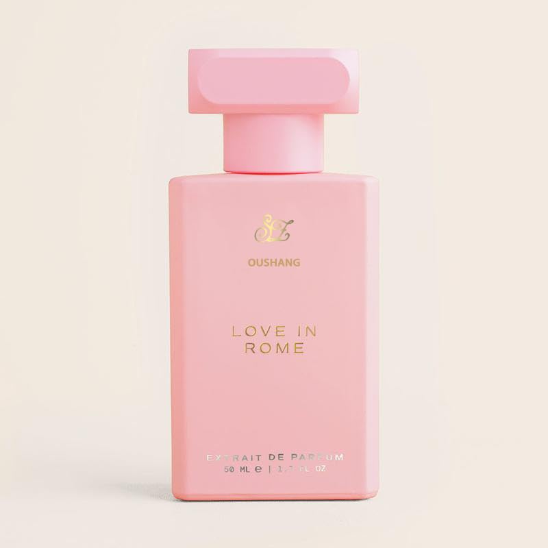 OUSHANG Love in Rome bottle close-up for elegant date-night allure.