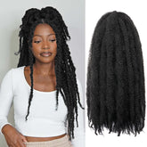 Outernice Marley twist 24inch closeup shows soft texture for natural look