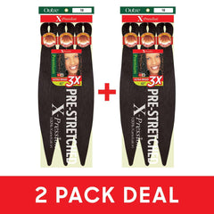 Outre X-Pression braid 42in pack opening highlights convenient two-pack set