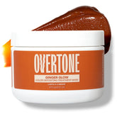 Overtone Ginger Glow bottle close-up showing nourished hair color
