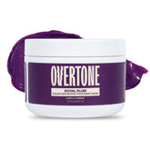 oVertone Royal Plum color deposit mask bottle for at-home vibrant refresh.