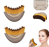 OVQ lymphatic contour face brush front view for precise contouring and gentle drainage