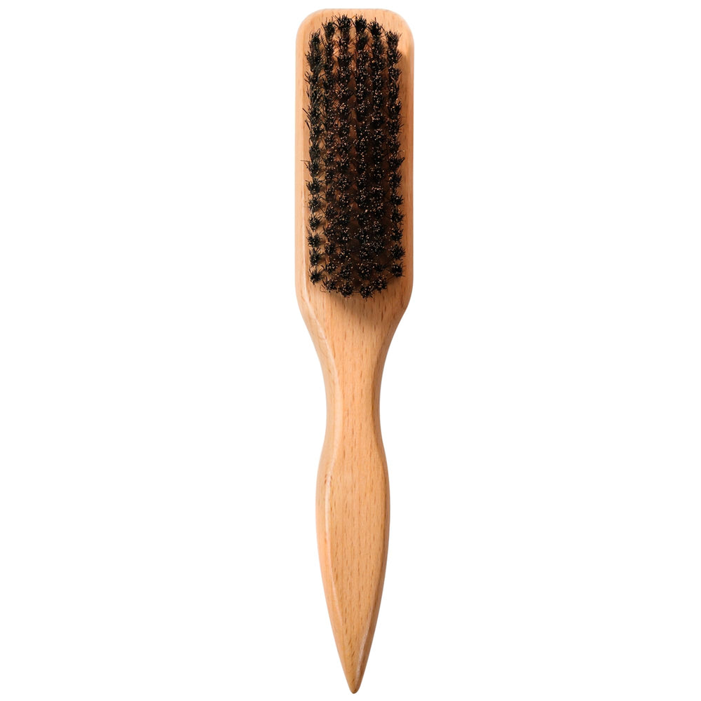 OWIIZI slick back brush with soft boar bristles for smooth edges