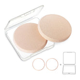OWLFAVO round beige makeup sponge set of 2 for smooth blending