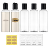 owlyee travel bottles with screw-top cap prevent leaks during flights