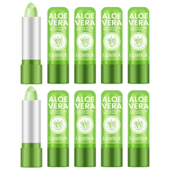 Ownest bálsamo labial aloe vera cambia color con el calor para un aspecto natural