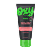 Oxy Maximum Strength Face Wash bottle pour showing quick acne cleansing.