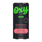 Oxy Rapid Spot Treatment bottle close-up showing sleek packaging and targeted acne care.